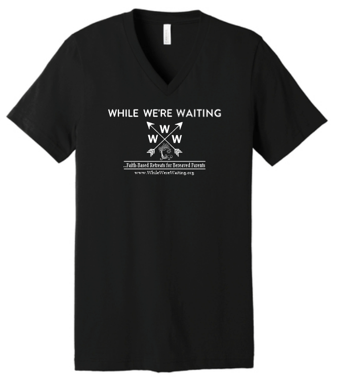 While We're Waiting: Cotton V-Neck T-shirt