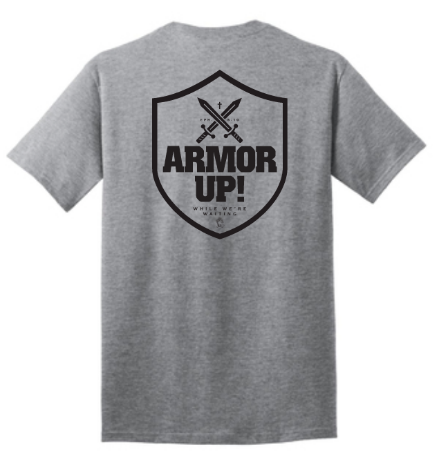 Armor Up: Heathered Tri-Blend Short Sleeve Tee
