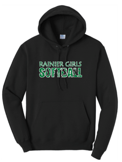 Rainier Girls Softball: Hooded Sweatshirt