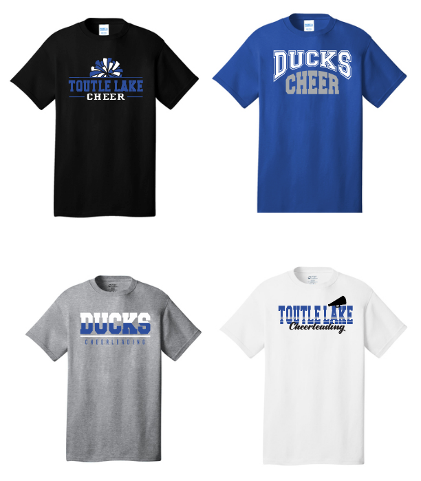 Toutle Lake Cheer: T-shirt Pack