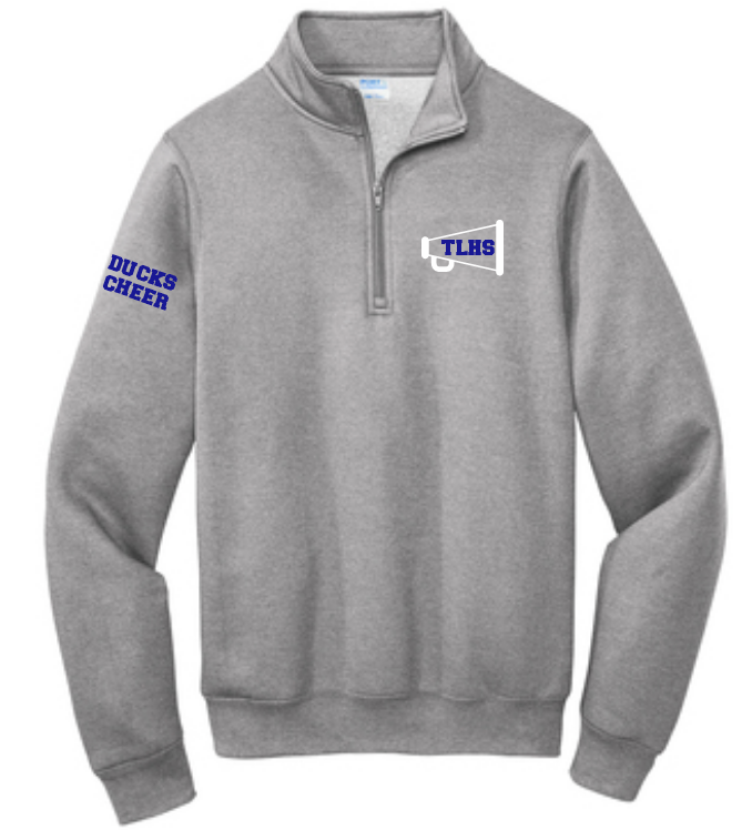 Toutle Lake Cheer: 1/4-Zip Sweatshirt