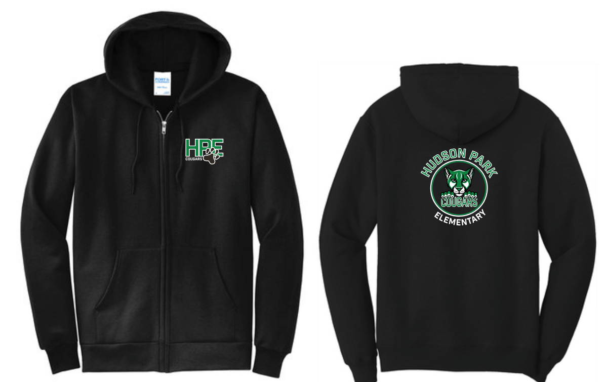 Hudson Park Elementary: Full-Zip Hooded Sweatshirt