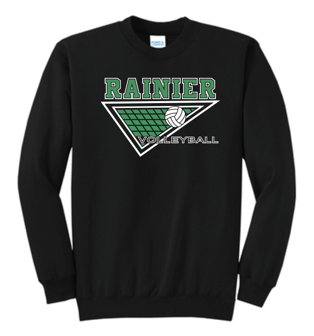 Rainier Volleyball: Crewneck Sweatshirt