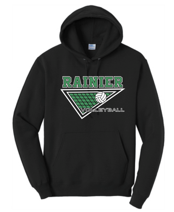 Rainier Volleyball: Hooded Sweatshirt