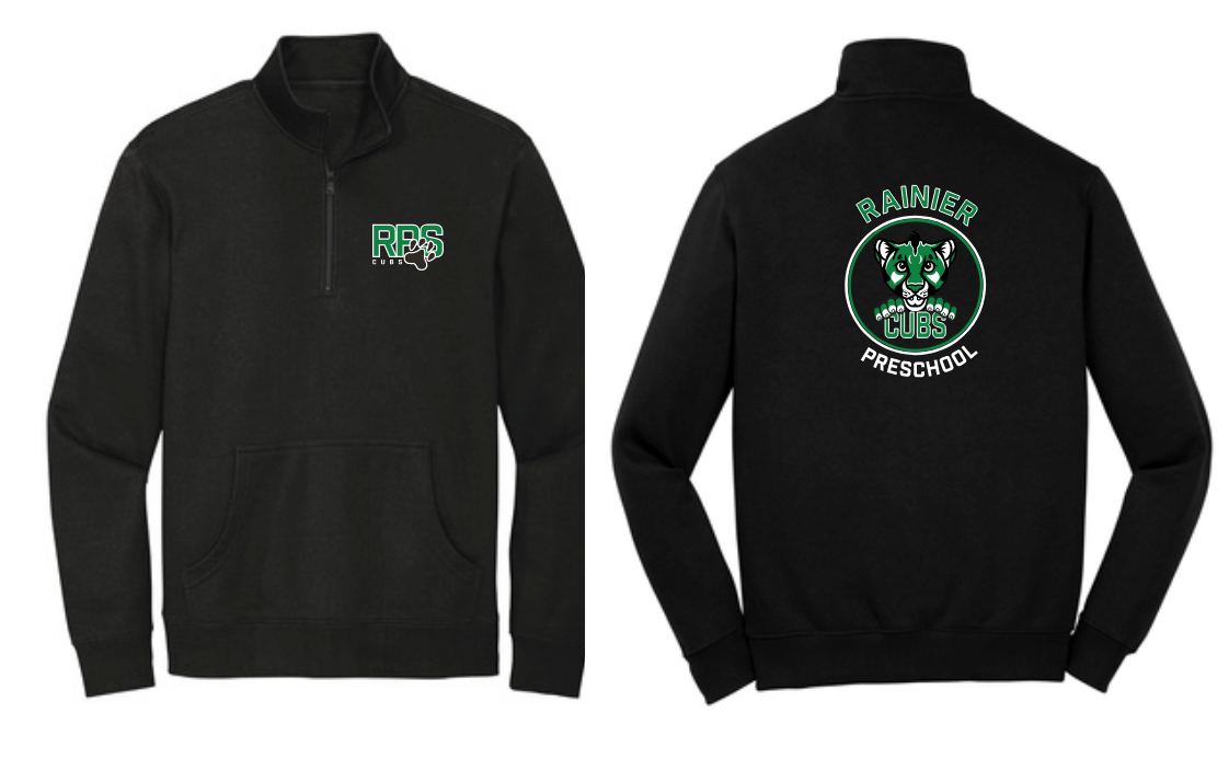 Rainier Preschool: 1/4-Zip Sweatshirt