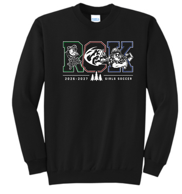 Rainier Clatskanie Girls Soccer: Crewneck Sweatshirt