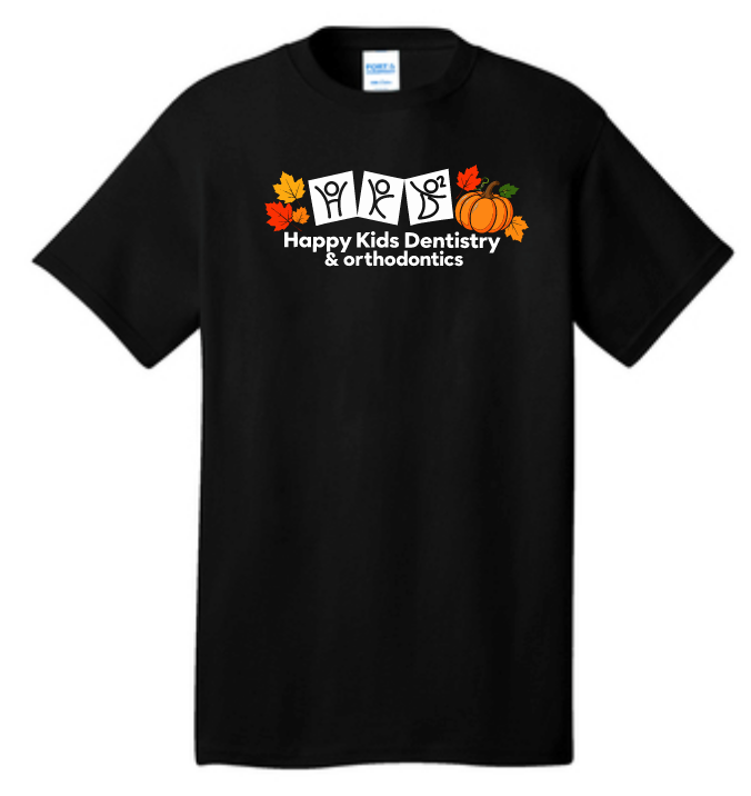 Happy Kids Dentistry: Black Halloween T-shirt