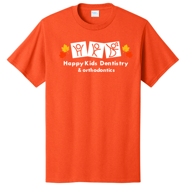 Happy Kids Dentistry: Orange Halloween T-shirt