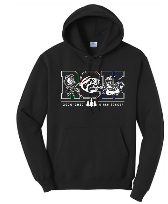 Rainier Clatskanie Girls Soccer: Hooded Sweatshirt