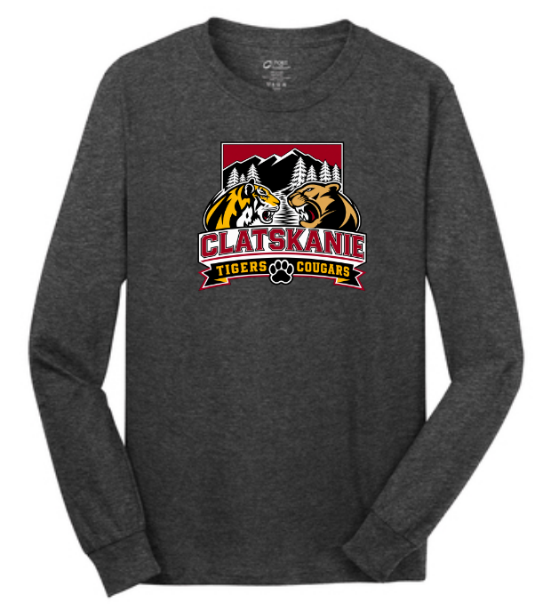 Clatskanie Tiger/Cougar: Long Sleeve T-shirt
