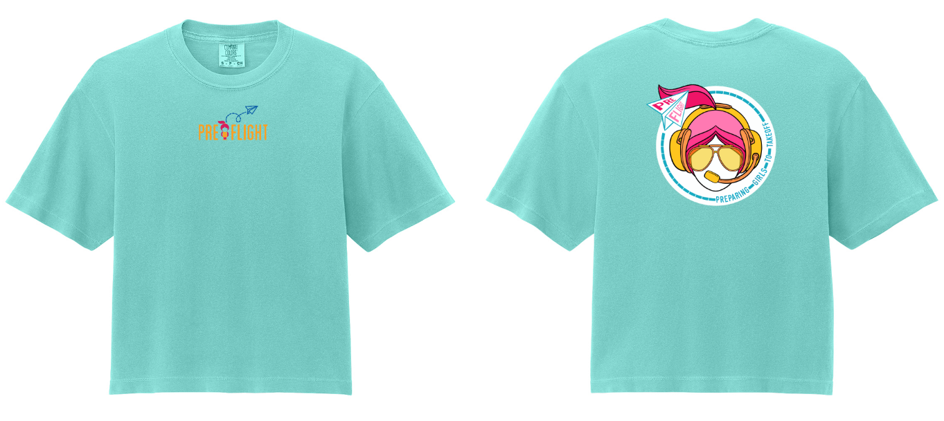PreFlight Badge: Women's Heavyweight Boxy Tee