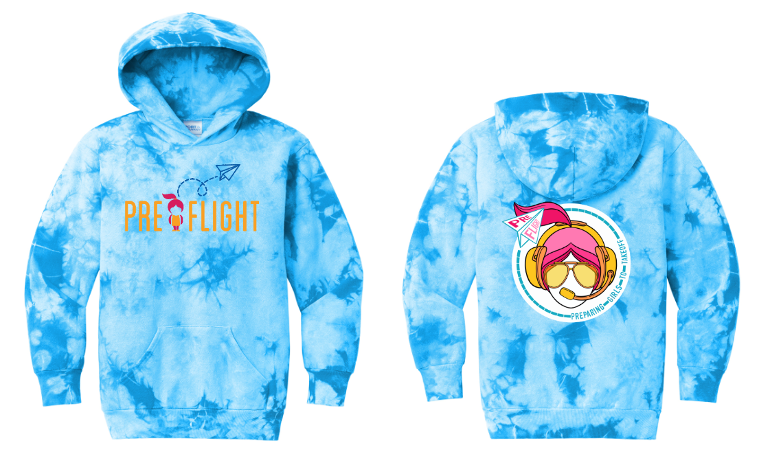 PreFlight: Tie-Dye Hooded Sweatshirt